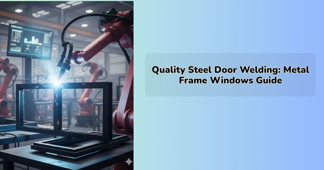 Automated metal welding ensuring strong and secure door frames || IEM Robotics ||