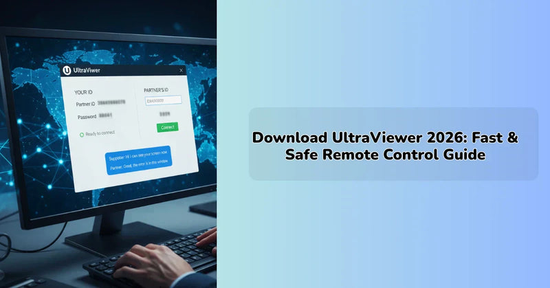 Download UltraViewer 2026 for fast and safe remote desktop control || IEM Robotics ||