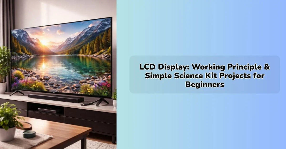 Simple Display Example In System LCD Display: Working Principle & Simple Science Kit Projects for Begin ...