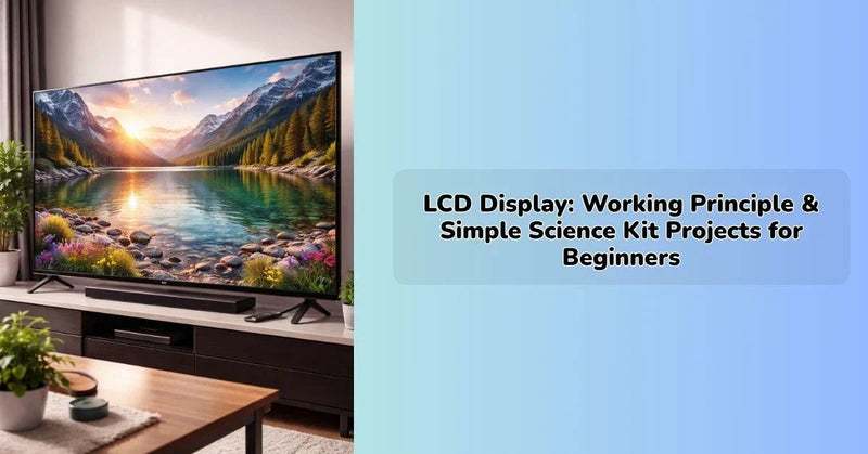 LCD display working principle explained with simple electronics diagram