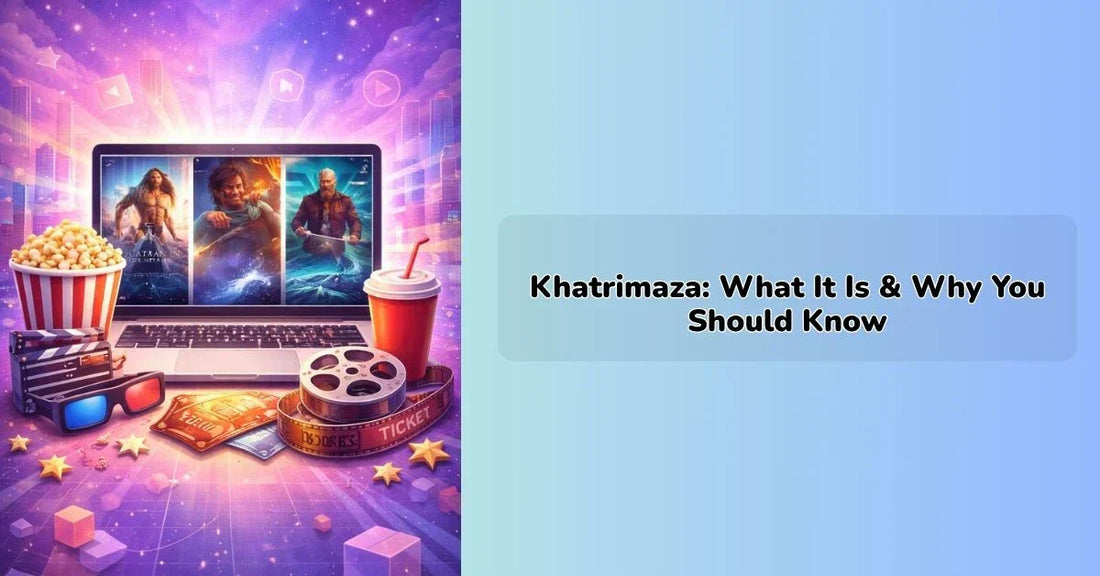 Khatrimaza website interface showing free movie download options