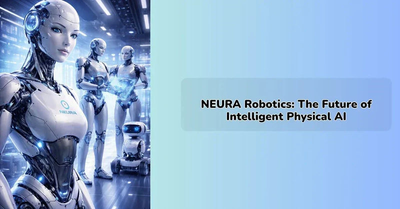 Neura Robotics humanoid robot performing tasks with AI powered intelligence