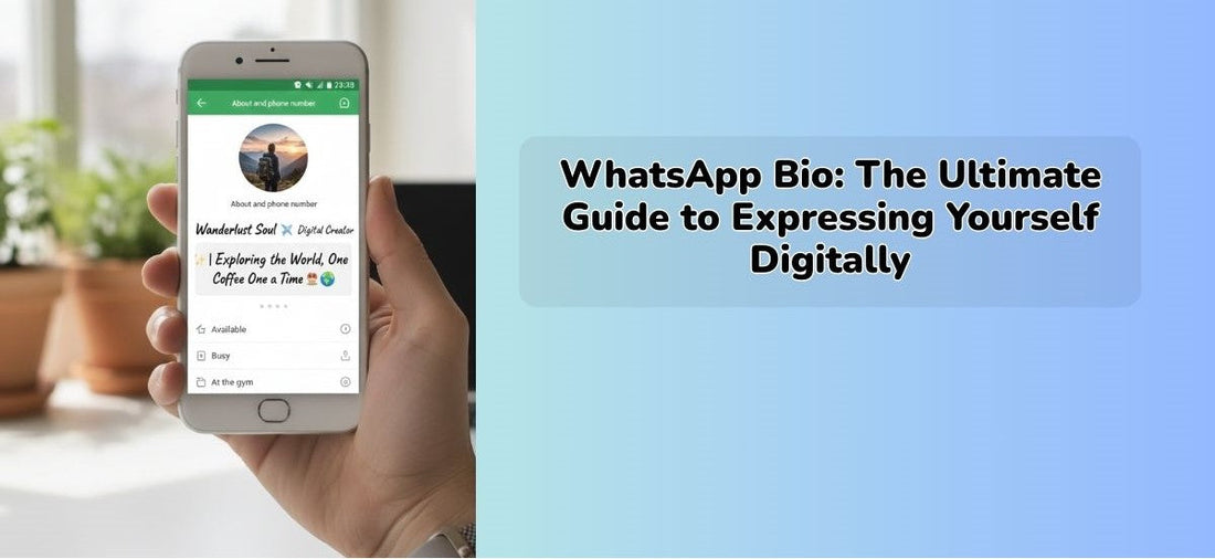whatsapp bio ideas for stylish and creative digital profiles