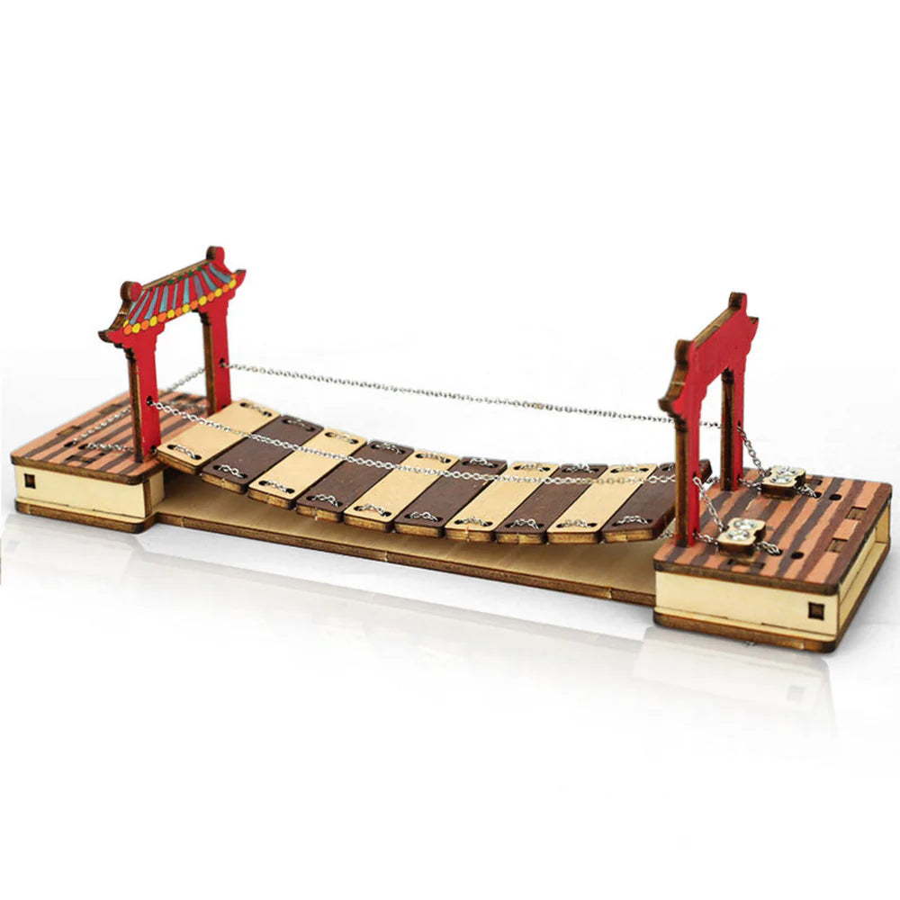 Pludo STEM Kit Tension Tech - Build a Cable Bridge (8-11Y) for grade 3-5