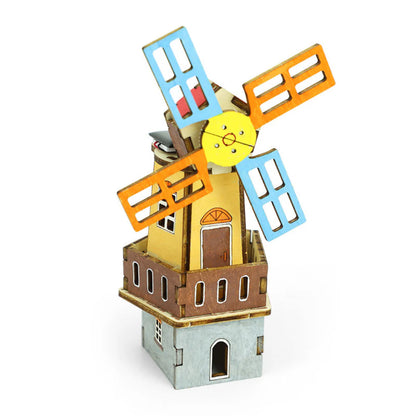 Pludo STEM Kit Sun & Spin - Windmill Activity (8-11 Yrs) for Grade 3-5