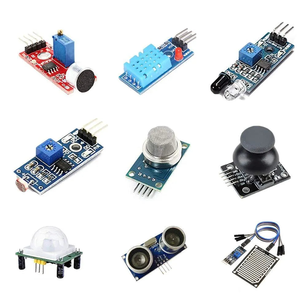 Arduino Interactive Sensor Box 9 in 1 Sensor Kit for Arduino – IEM Robotics