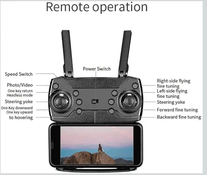 E88 Pro Foldable HD Drone