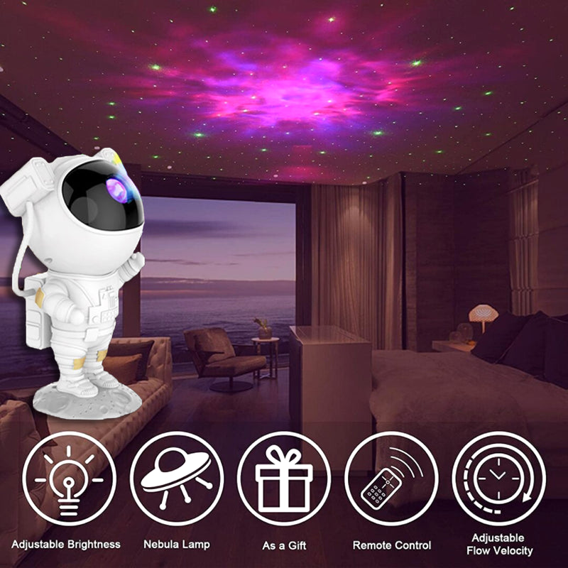 Astronaut Galaxy Projector With Remote Control Toy