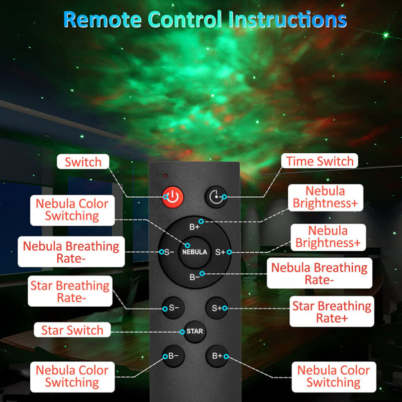 Astronaut Galaxy Projector With Remote Control Toy