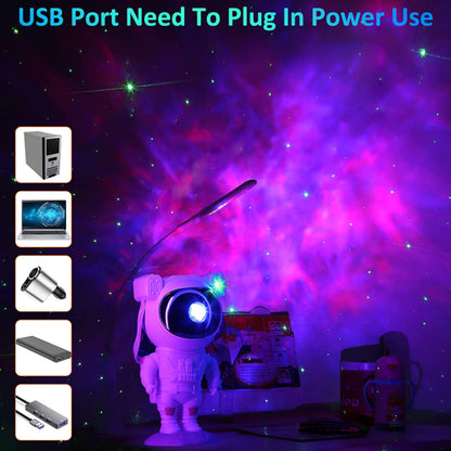 Astronaut Galaxy Projector With Remote Control Toy