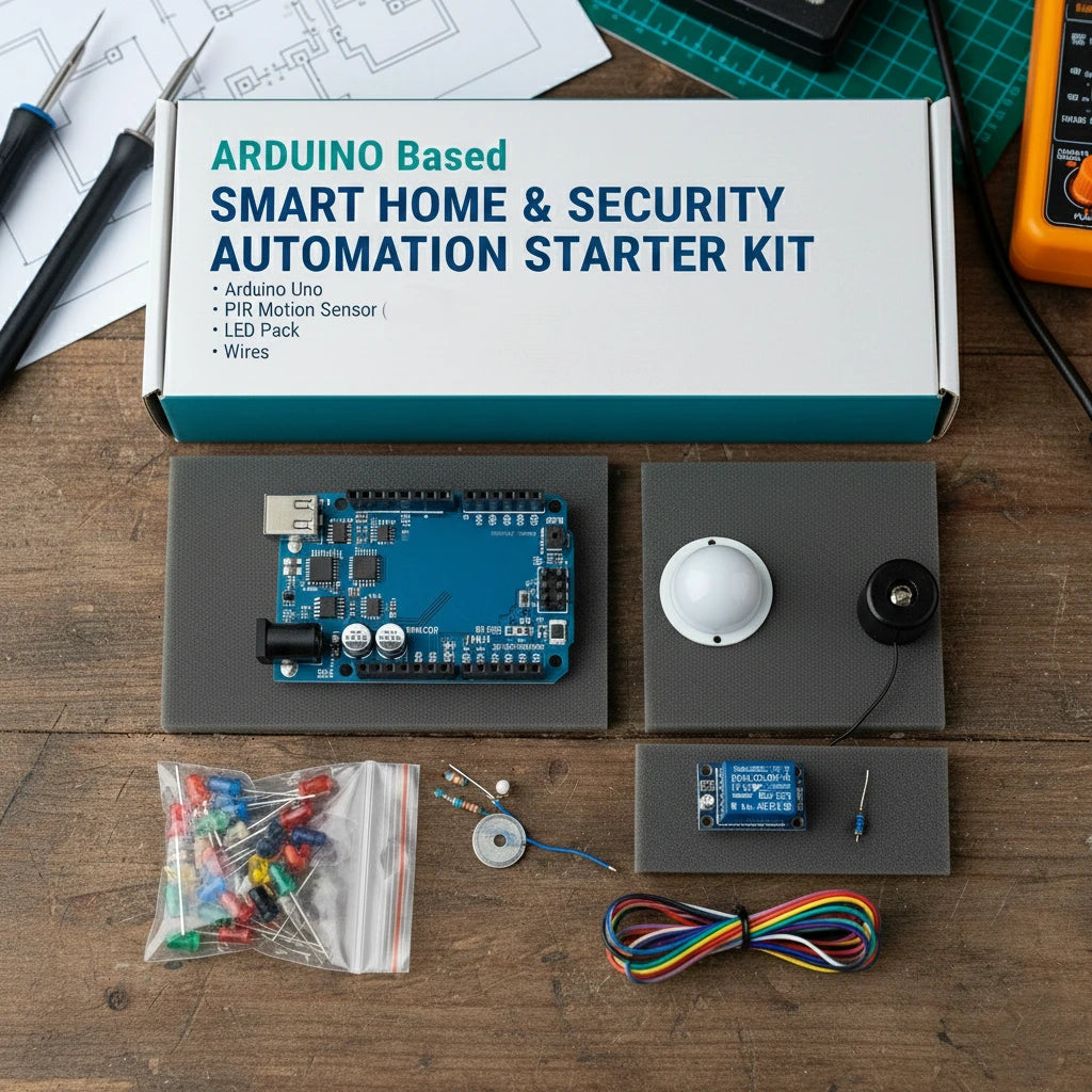 Arduino Based Smart Home Automation & Security Starter Kit – IEM Robotics
