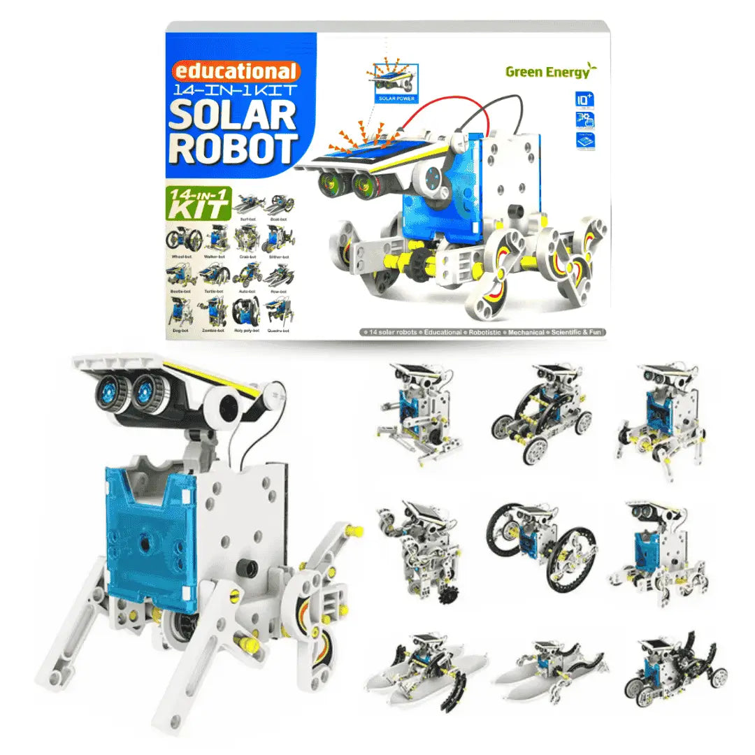 14-in-1 Educational Solar Robot Kit – IEM Robotics