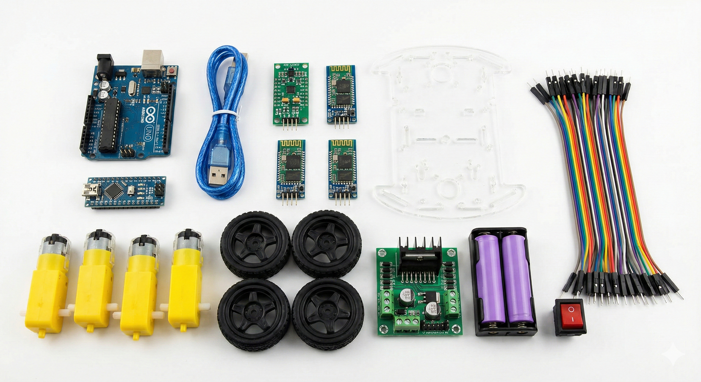 Gesture Controlled Robot Kit using Arduino Uno