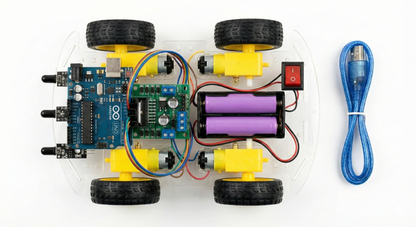 Line Following Robot Kit using Arduino Uno