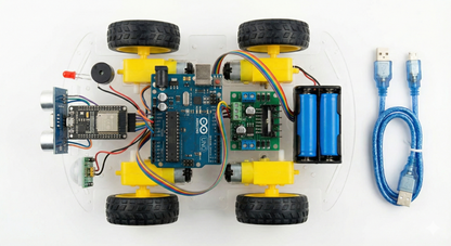 Smart Surveillance Robot Kit using Arduino & ESP32