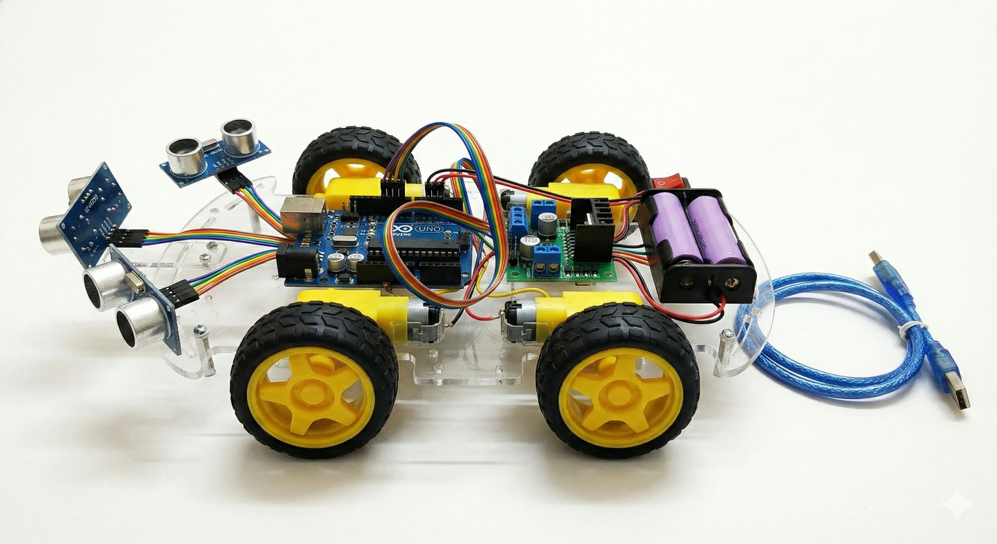 Maze Solver Robot Kit using Arduino Uno