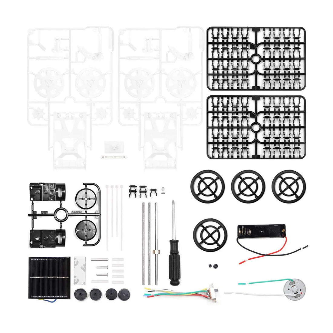 STEM 4WD Electric Mechanical Assembly Gift Toys Kit