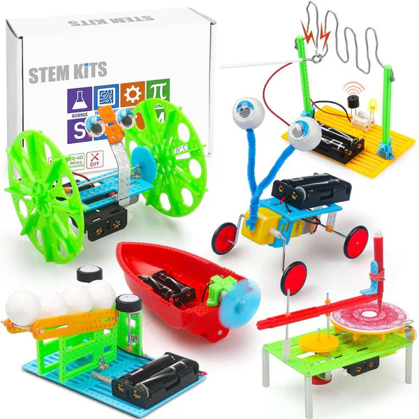 DIY 6-in-1 STEM Kit for Kids Age 8+ Years – IEM Robotics