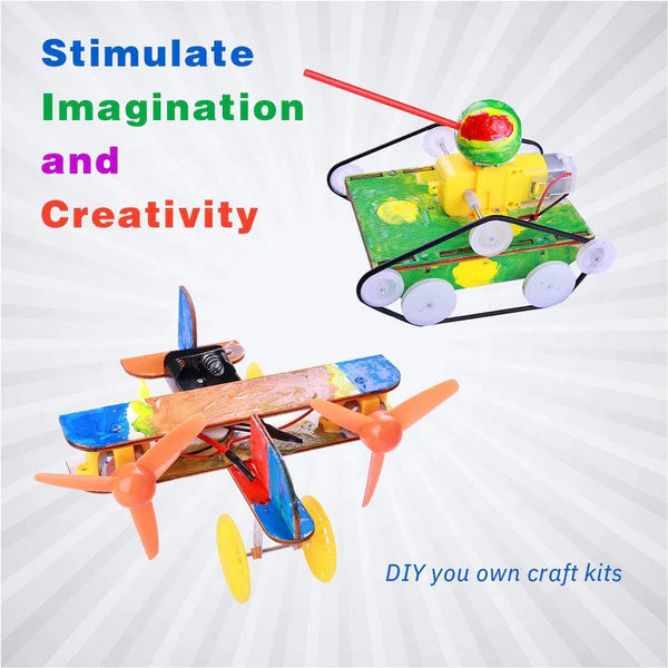 DIY 2-in-1 Wooden Robotic STEM Kit