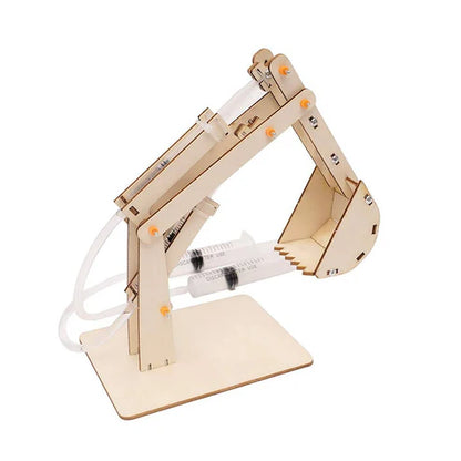 DIY Wooden Hydraulic Excavator Kit - Two-Degree Motion
