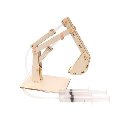 DIY Wooden Hydraulic Excavator Kit - Two-Degree Motion