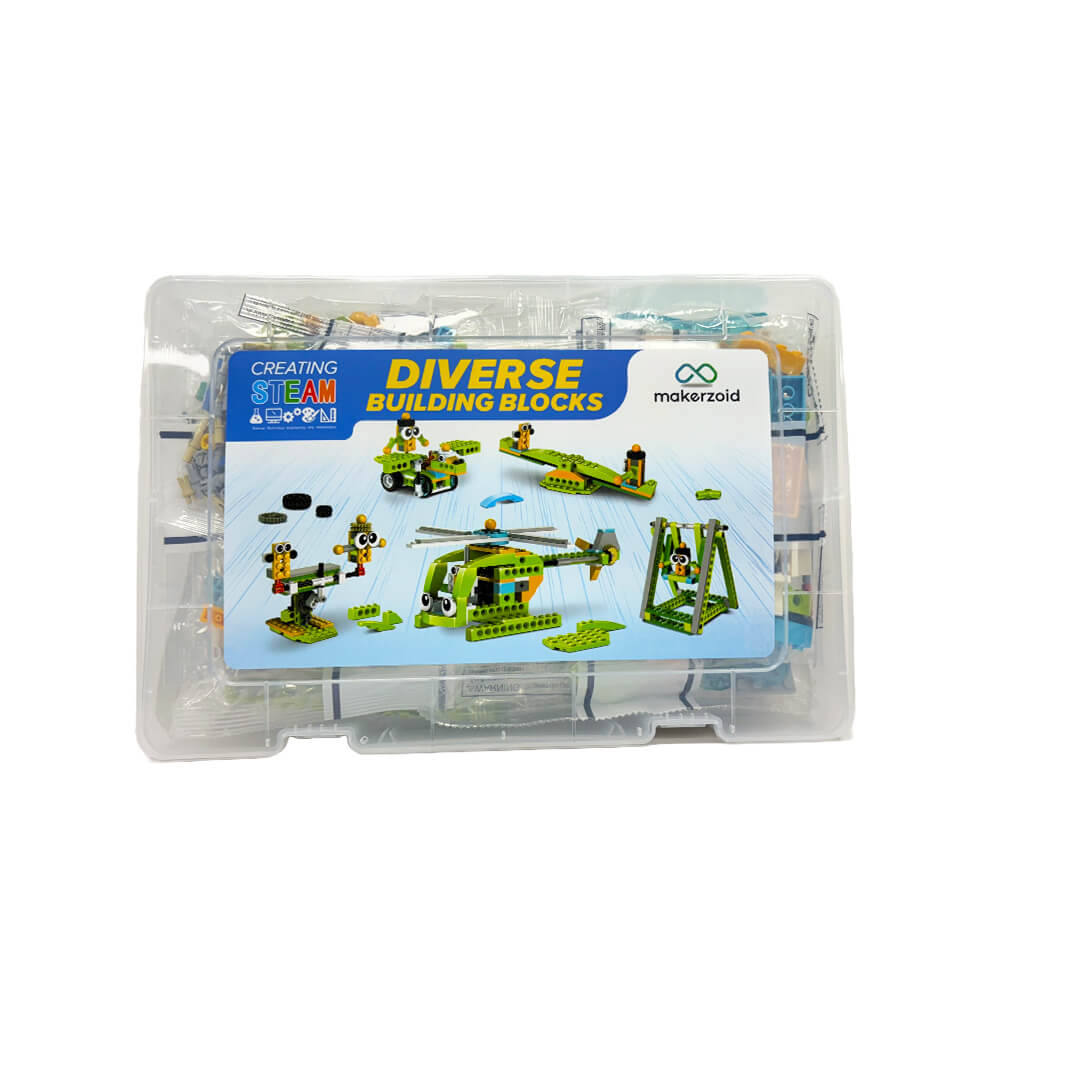 100 in 1 STEAM Diverse Robot Building Block Kit for Kids – IEM Robotics