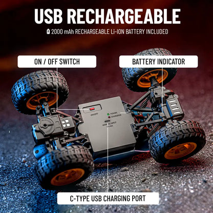 Spiker Remote Control Car with In-Built Bluetooth Speaker