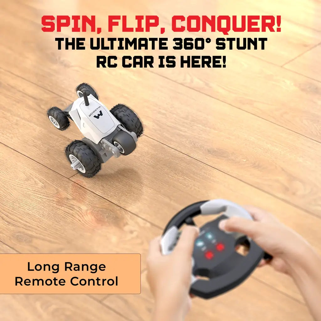 Warrior Remote Control Stunt Car - 360° Spin RC Car for Kids