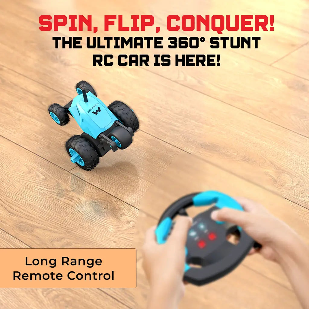 Warrior Remote Control Stunt Car - 360° Spin RC Car for Kids