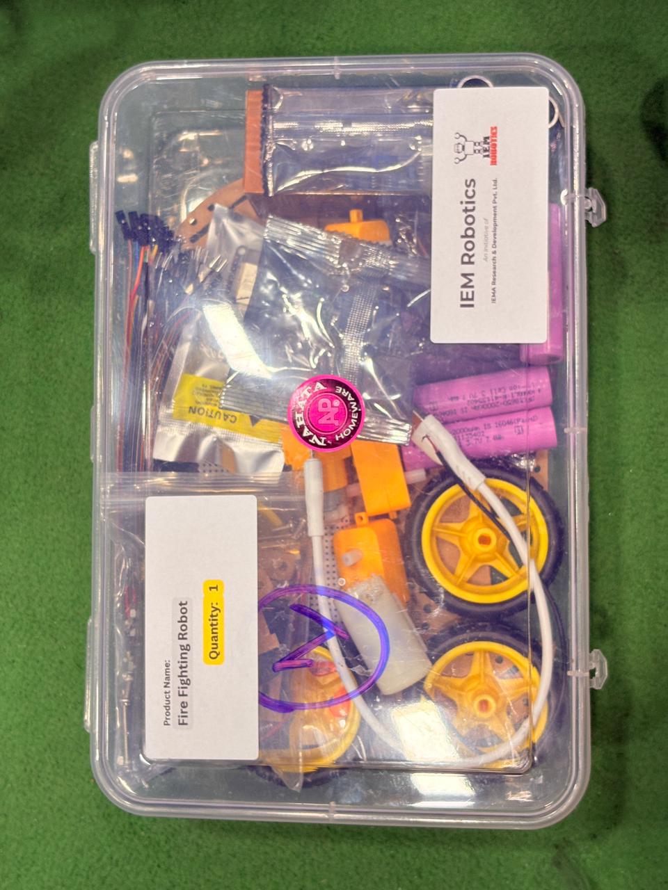 Fire Fighting Robot Kit using Arduino Uno