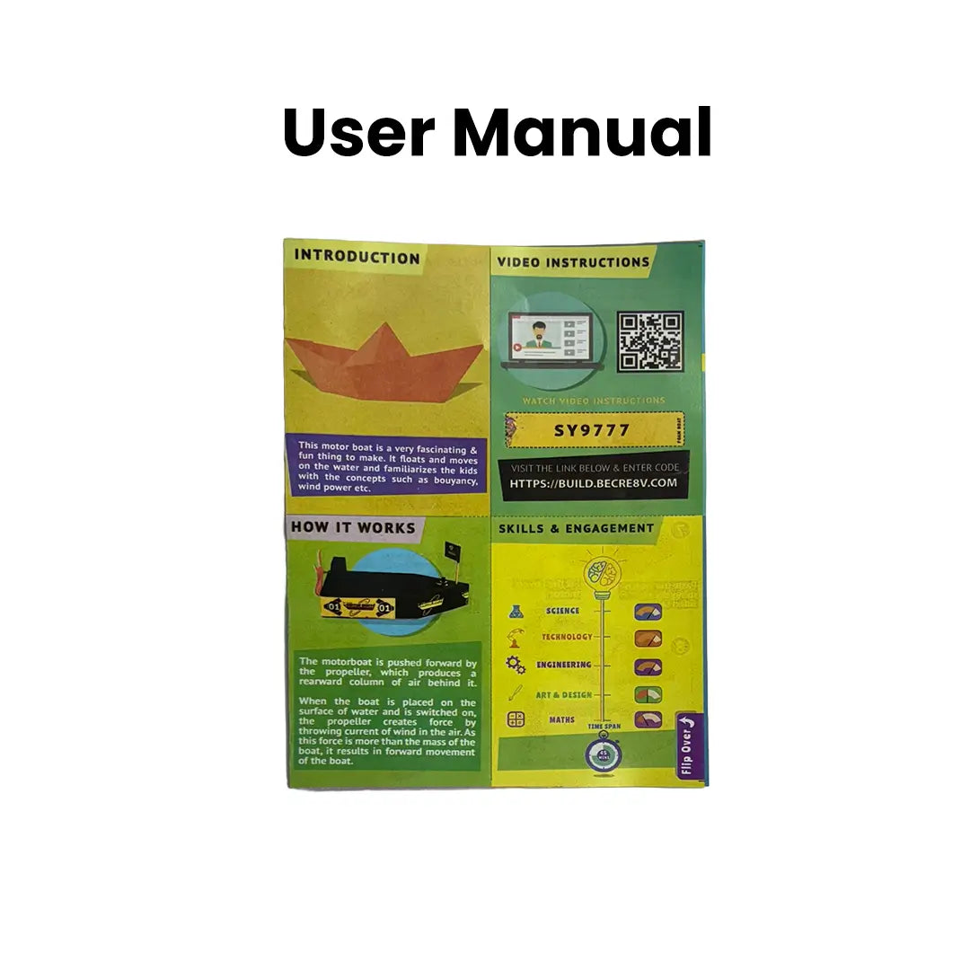 Boat Motor User Manual | DIY Electronics Kit for kids 
