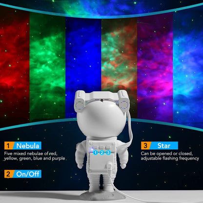 Astronaut Galaxy Projector With Remote Control Toy