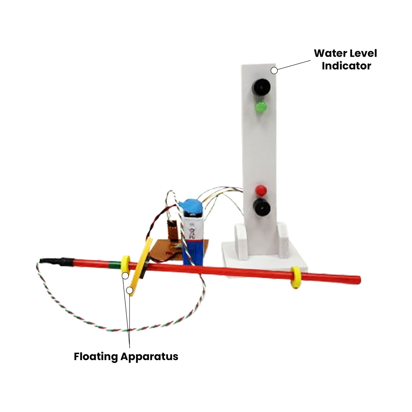 Float Sensor Based Water Level Indicator With Alarm | Science Kit