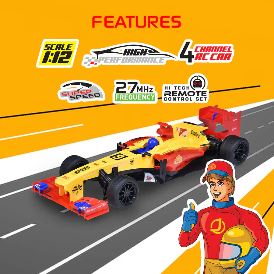 Formula X RC Racing Car – Remote Control Toy for Kids