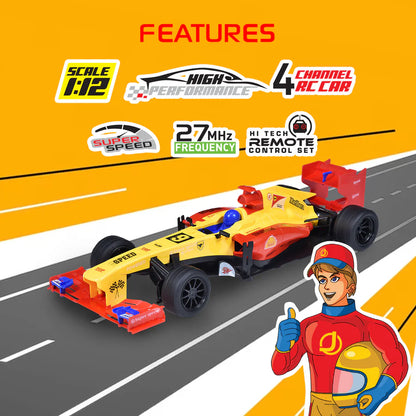 Formula X RC Racing Car – Remote Control Toy for Kids