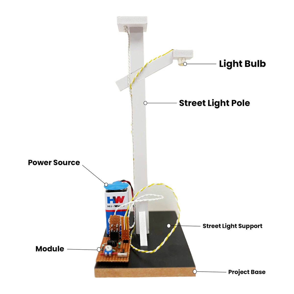 Light Project Model Automatic Street Light