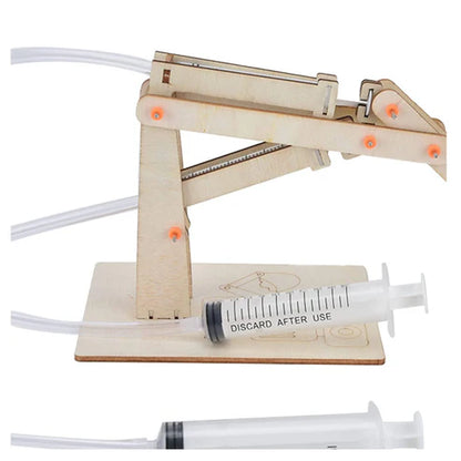 DIY Wooden Hydraulic Excavator Kit - Two-Degree Motion